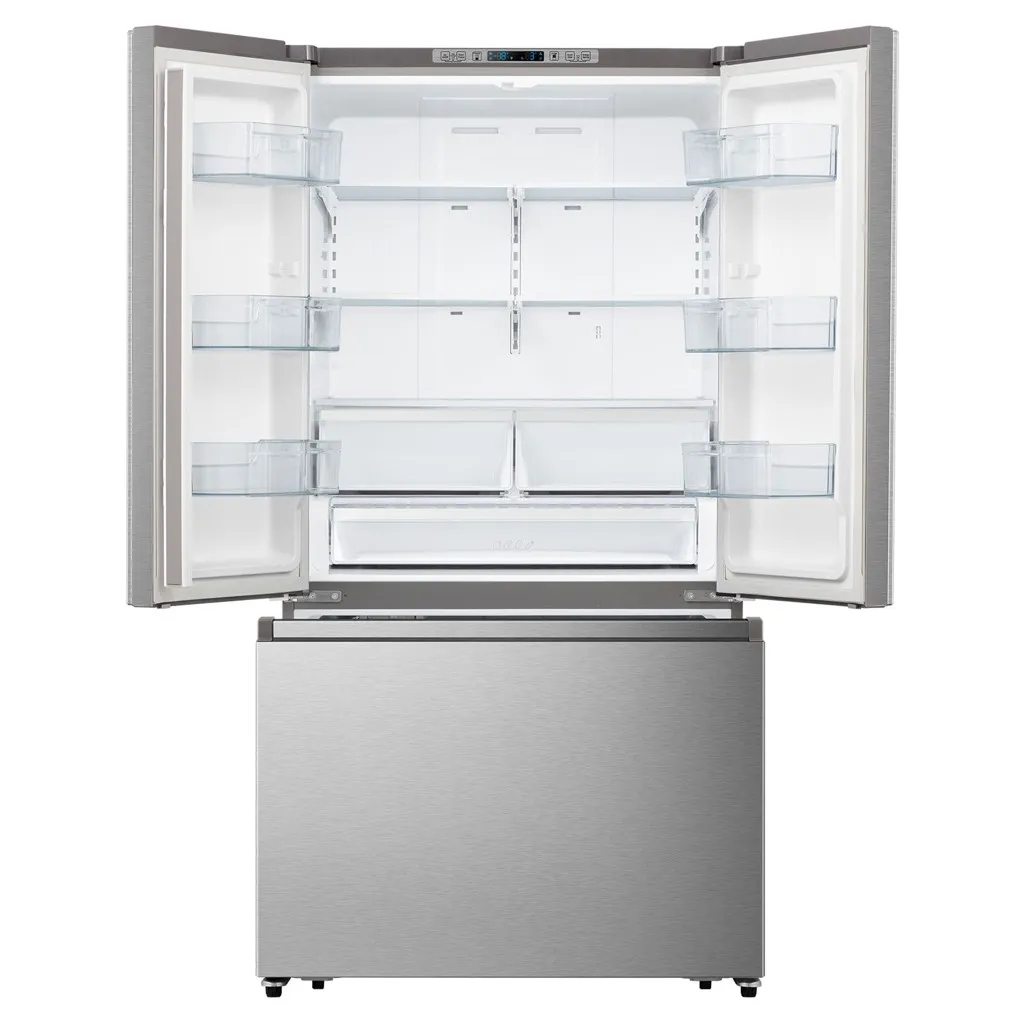 Hisense 36-inch W 26.7 cu. ft. French Door Refrigerator in Fingerprint Resistant Titanium Finish