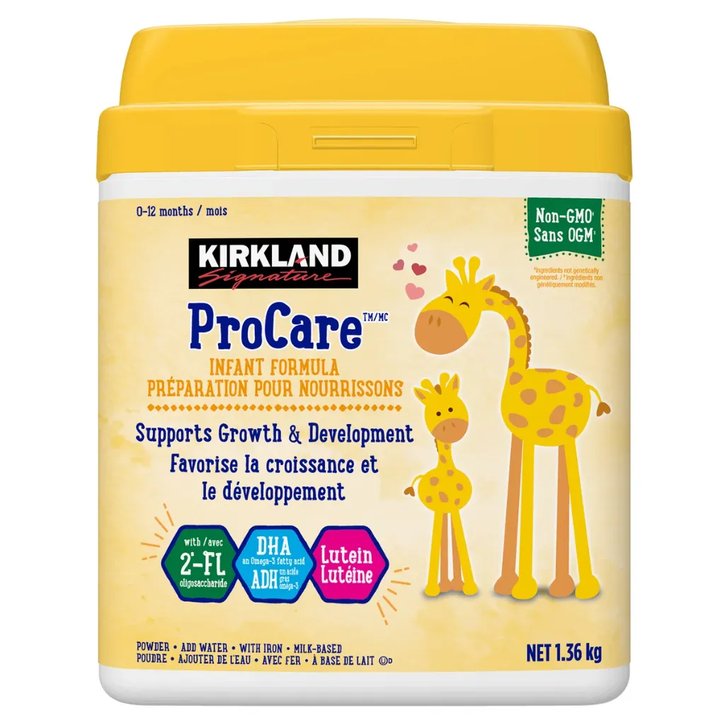 Kirkland Signature ProCare Infant Formula Non-GMO Powder, 1.36 kg