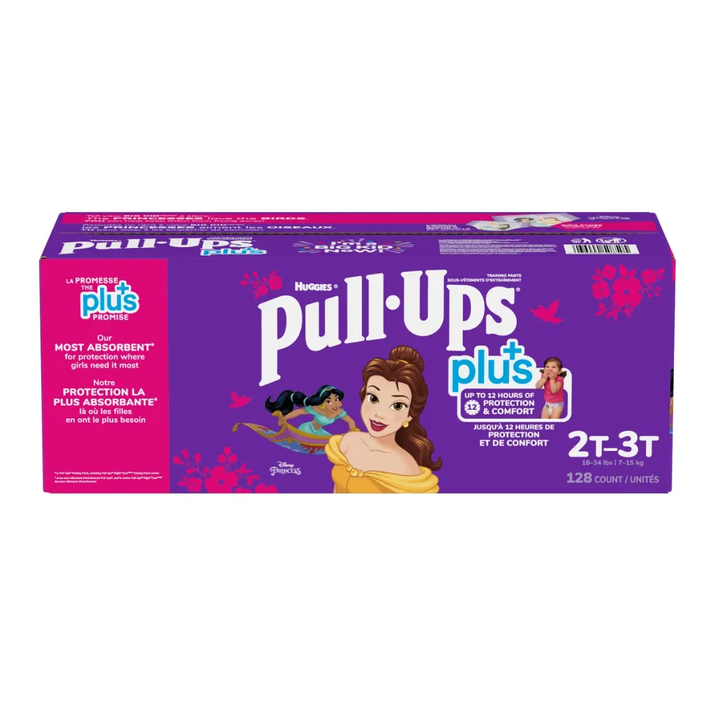 Huggies Pull-Ups Plus Training Pants 2T - 6T Girl