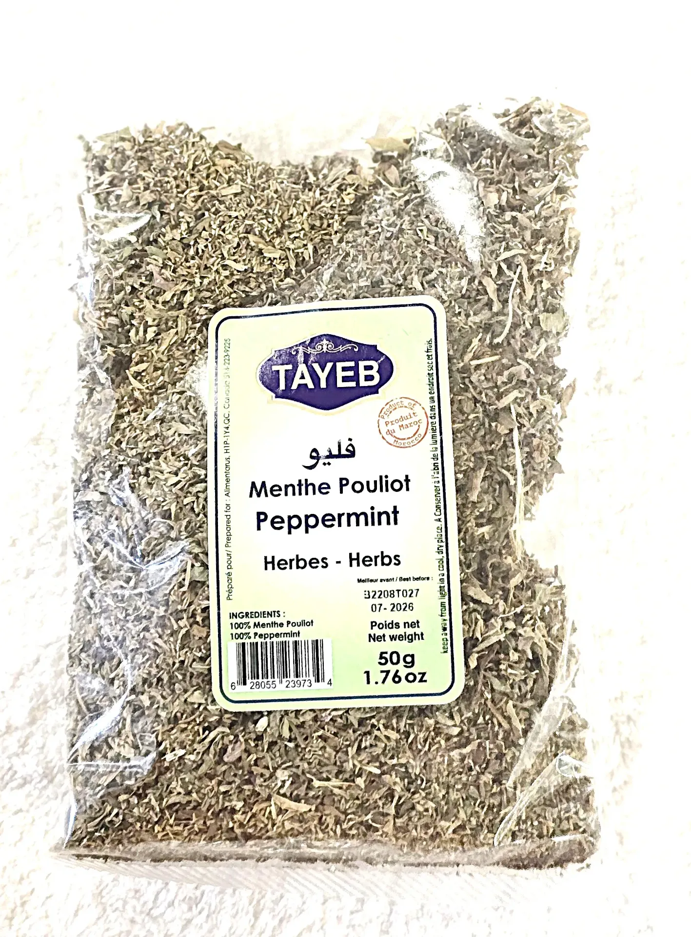 Tayeb Dry Peppermint Leaves 50g
