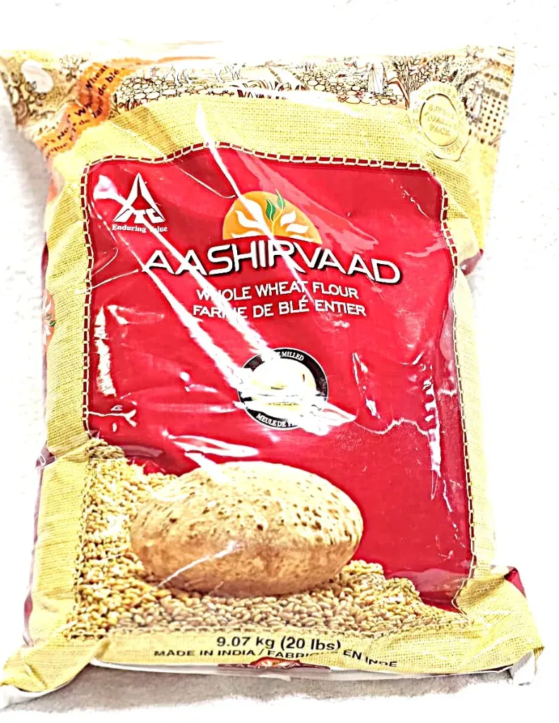 Aashirvaad whole wheat flour 9kg