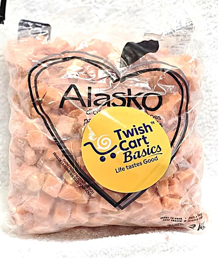 Twish Cart Frozen Sweet Potato Chunks 2kg