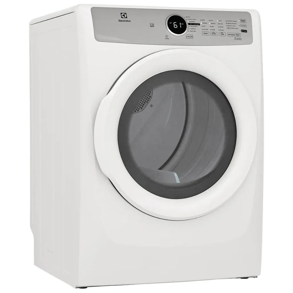 Electrolux 3 Series 27 in. 8.0 cu ft. White Electric Front Load Dryer with LuxCare Lint Shield