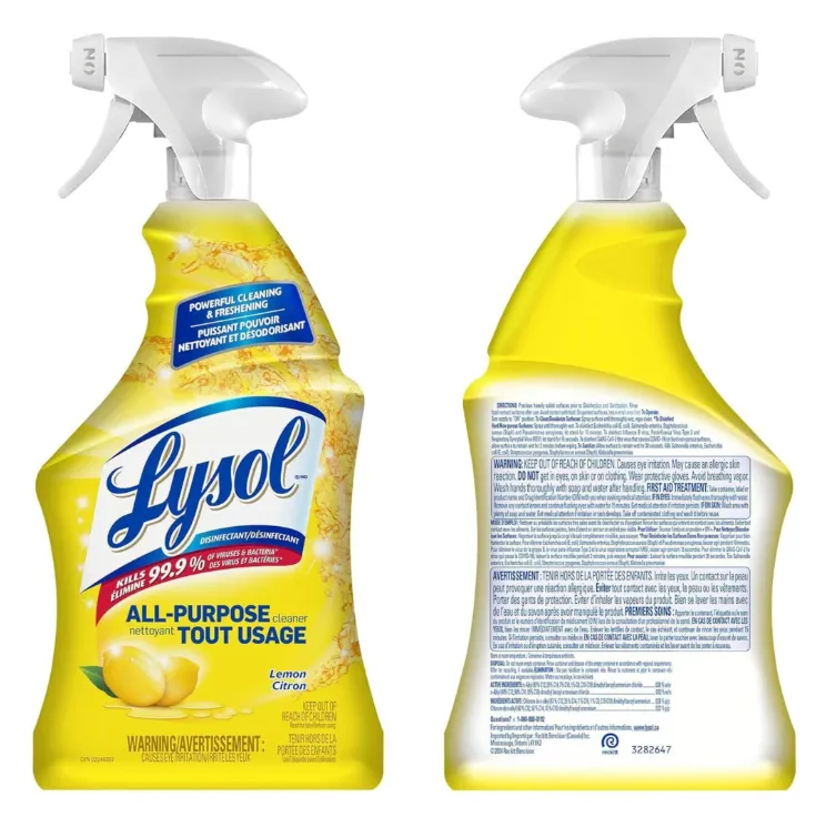 Lysol Advanced All Purpose Cleaner Trigger Lemon Scent