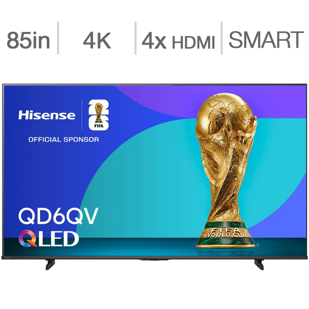 Hisense 85" Class - QD6QV Series - 4K UHD QLED LCD TV