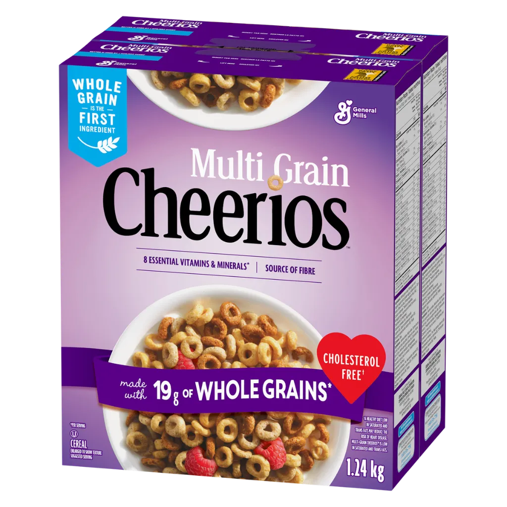 Cheerios Multi-Grain Cereal Jumbo Twin Pack 1.24 kg