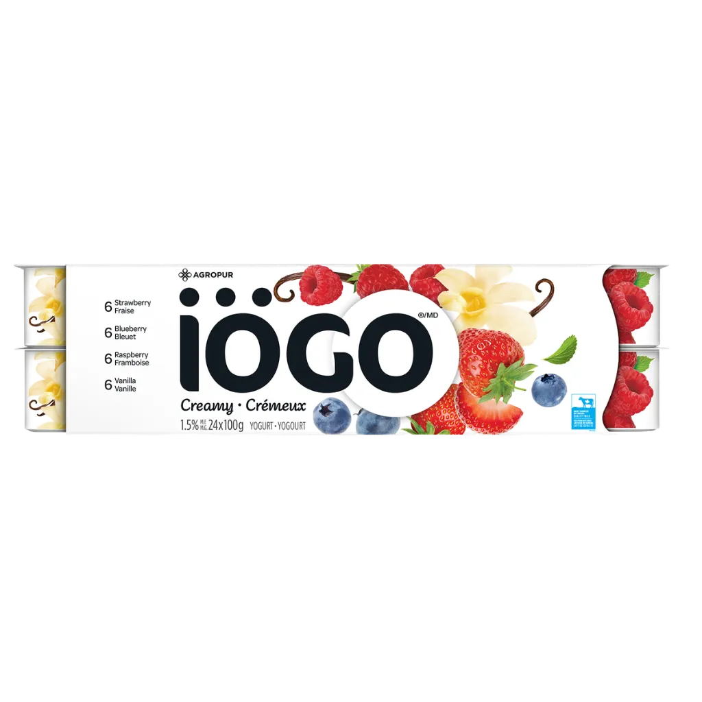 IÖGO 1.5% Yogurt 24 × 100g (Frozen)