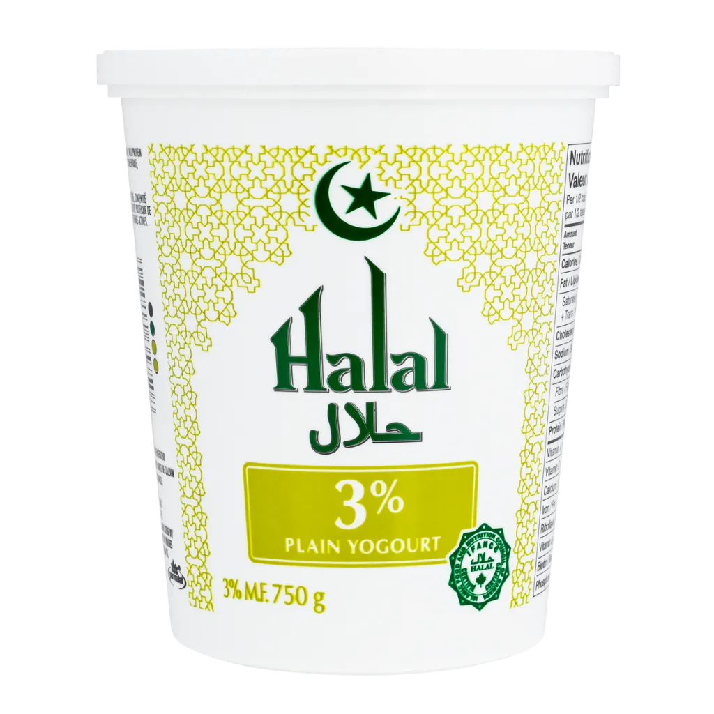 Halal 3% Yogurt 750g (Frozen)