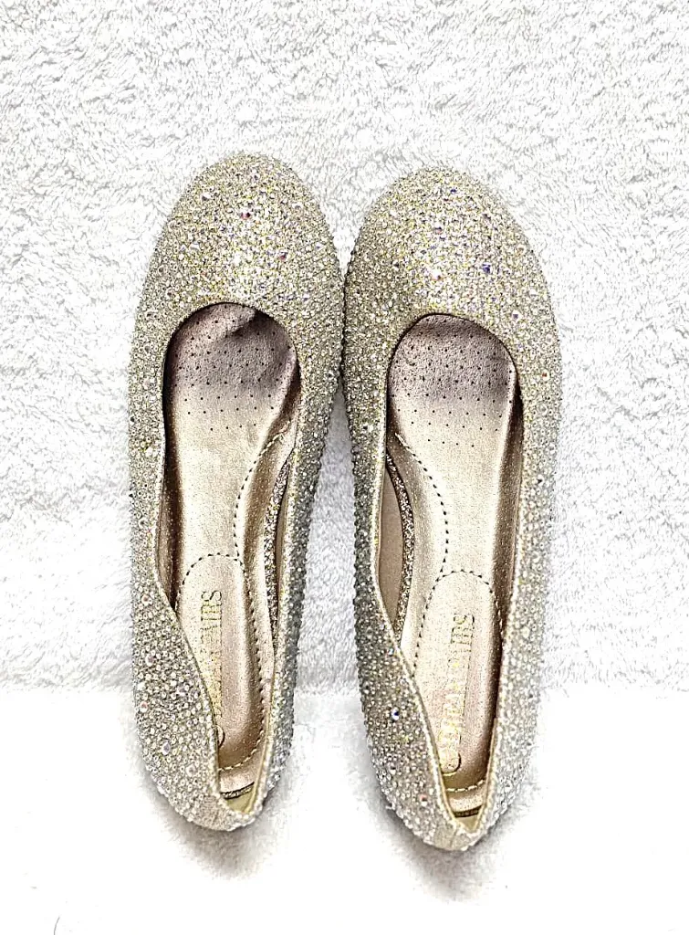DREAM PAIRS rhinestones slip-on ballerina for women 