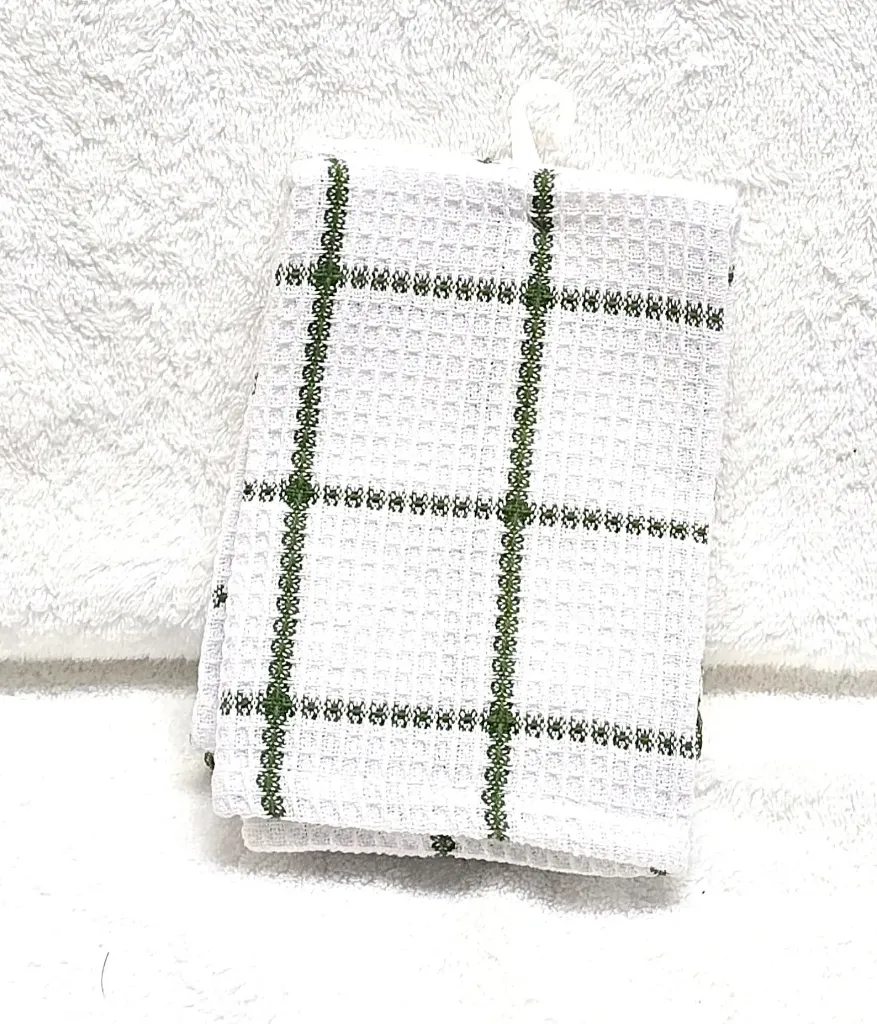 Fabstyles Solo embossed cotton kitchen towel set