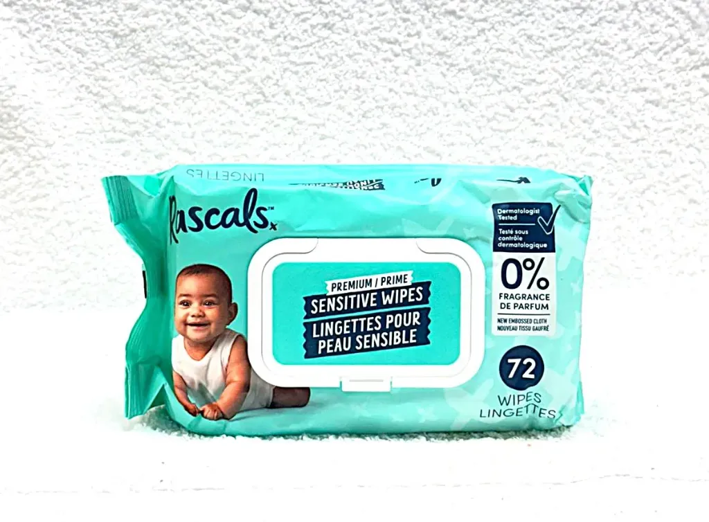 Rascal sensitive skin wipes for baby
