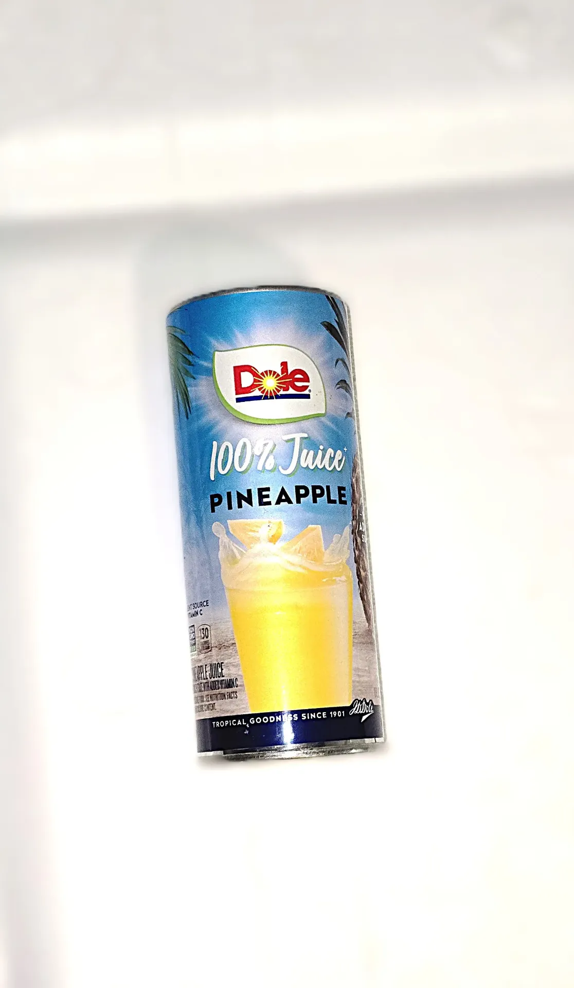 Dole All Natural 100% Pineapple Juice, 46 fl oz Can