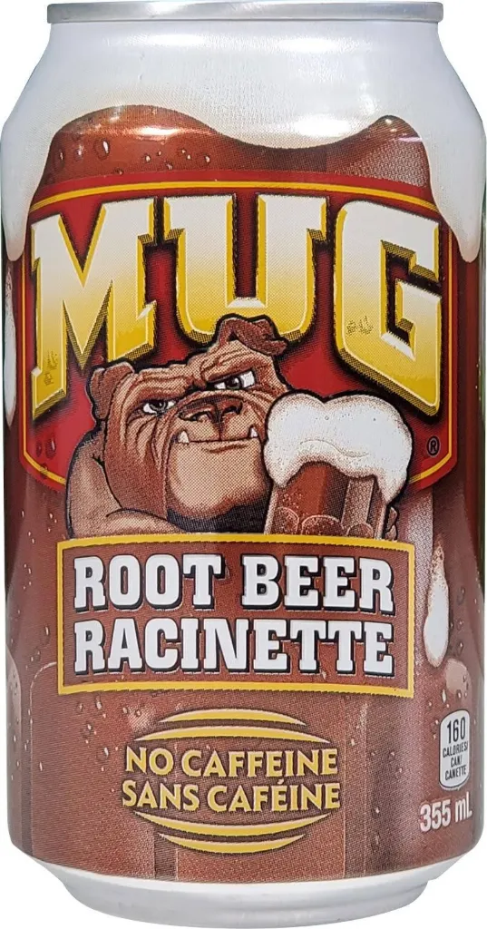 Mug Root Beer, No Caffeine 1 Can 355 ml