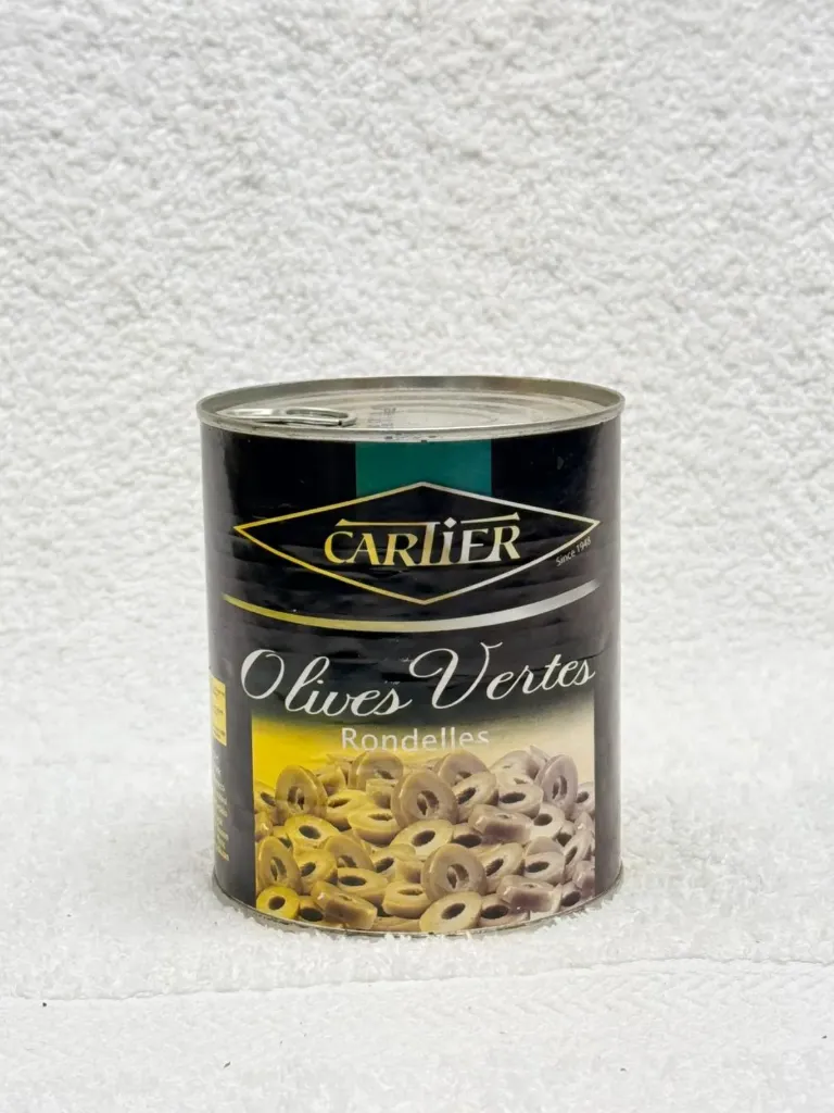 Cartier Green Olives, Sliced