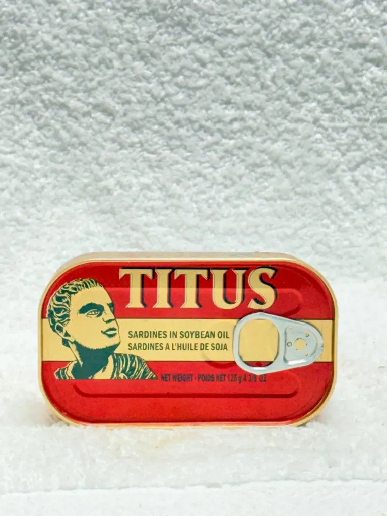 Titus Sardines in soybean oil 125g