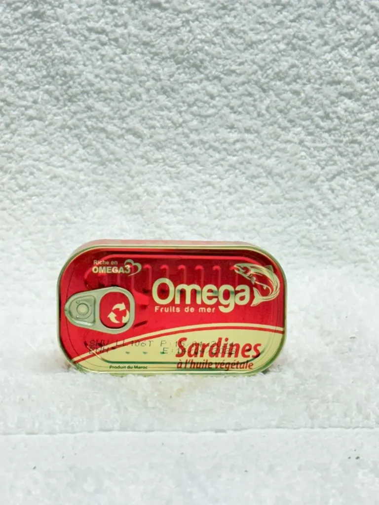 OMEGA Sardines In Vegetable Oil 125g (Maroc) 