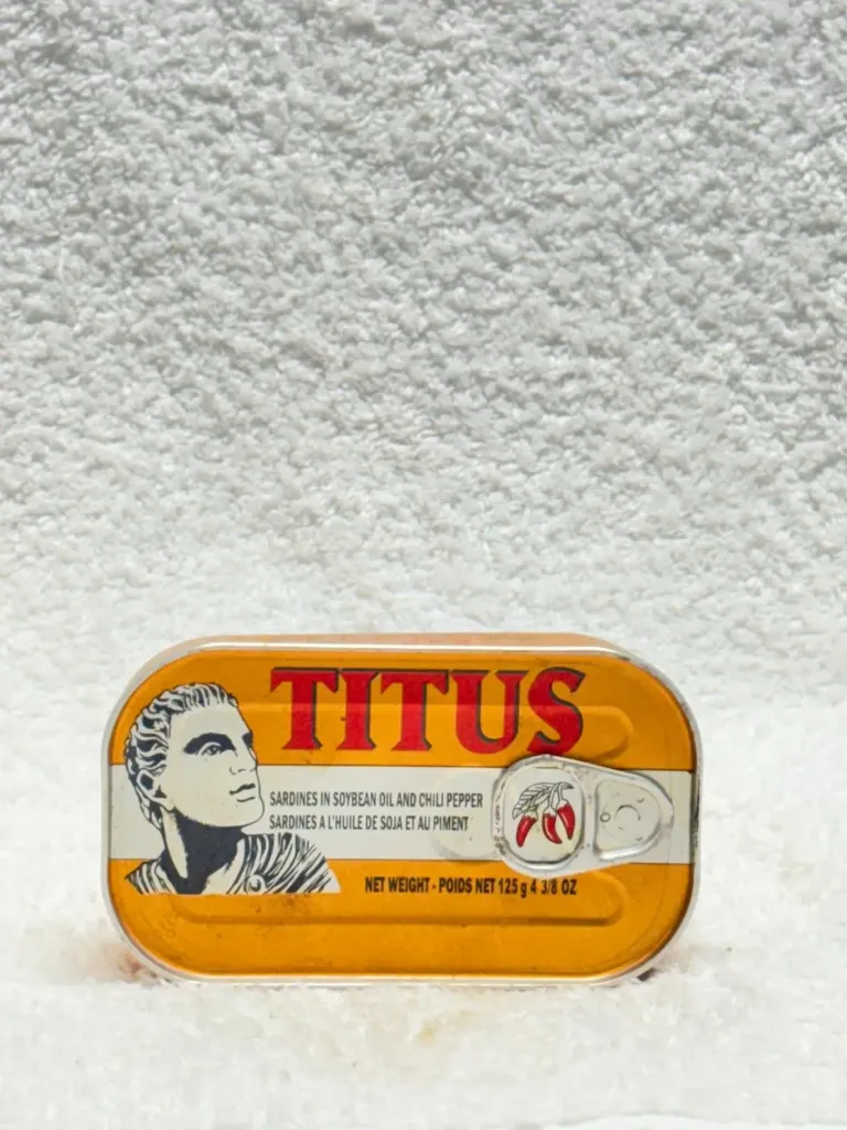 Titus Sardines in chili pepper soybean oil 125g