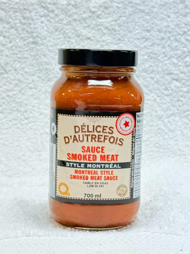 Délices d'Autrefois Sauce à la viande fumée style Montréal 700 ml
